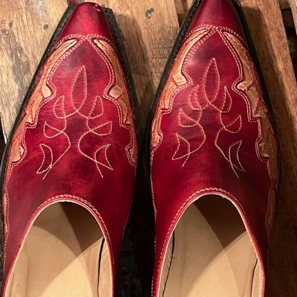 Size 9 by Lucchese Charlie 1 Horse slip on boots so cute - Picture 8 of 14